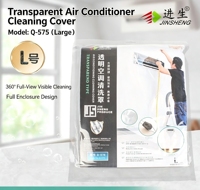 Housse de protection transparente pour climatiseur Jinsheng Q-572/Q-575, protection anti-éclaboussures murale imperméable pour climatiseur domestique