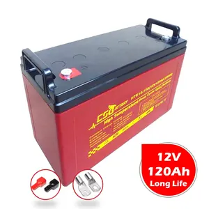 CSBattery 12V 120ah工場価格Gel Solar Bateria for UPS Systems/Excavators/Inverter/Telecommunication /Bts-System/Amy