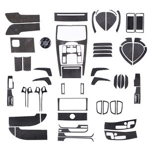 Para 2004 - <span class=keywords><strong>2012</strong></span> <span class=keywords><strong>Audi</strong></span> <span class=keywords><strong>A8</strong></span> Kits de accesorios interiores de coche de fibra de carbono suave pegatinas decorativas - Product Image 2