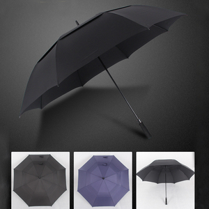 Grande ombrello da Golf automatico aperto doppio strato antivento e impermeabile con Logo per gli uomini di viaggio e pioggia soleggiata - Product Image 3