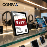 Etiqueta de Precio Digital COMPAX OEM ODM Personalizada de 9.7 Pulgadas, 4 Colores, Bluetooth, E-Ink, ESL, IP65, para Interiores, con Batería de Larga Duración Integrada
