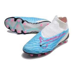 Botas <span class=keywords><strong>de</strong></span> Fútbol <span class=keywords><strong>de</strong></span> Alta Calidad al por Mayor, Botines <span class=keywords><strong>de</strong></span> Fútbol <span class=keywords><strong>de</strong></span> Tobillo Alto, Primavera/Invierno, Azul 11 - Product Image 4