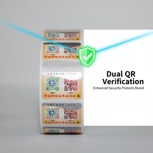 Best-selling customised tamper-proof, anti-counterfeit, <b>waterproof</b> plastic seal <b>labels</b> for void warranty stickers - Product Image 5