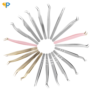 <span class=keywords><strong>Pince</strong></span> à cils professionnelle à logo personnalisé, <span class=keywords><strong>pince</strong></span> à cils Fiber Grip Lash Tech à 90 degrés pour extension de cils, <span class=keywords><strong>pince</strong></span> à cils à pointe en fibre personnalisée - Product Image 1