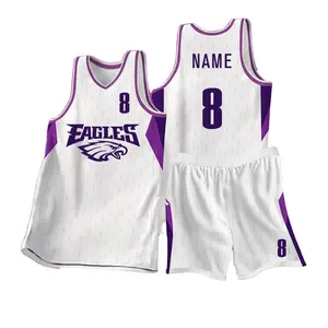 Customized New Basketball Suit 100% Polyester Basketball Suit High-quality Basketball Sportswear Set