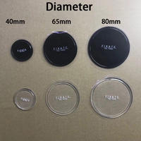 Auto-Zubehör Nano-Gel-Pad für Armaturenbrett Klebende Silikon-Fixierpads Transparente Kreisförmige PU-Gel-Haftpads