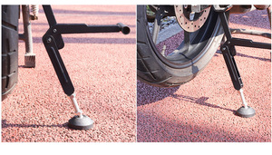 Soporte Plegable para Motocicleta, Ahorra Esfuerzo, para Limpieza y <span class=keywords><strong>Mantenimiento</strong></span> de Ruedas y Cadenas, Soporte Portátil de Elevación para Motocicleta, Reemplazo de Gato - Product Image 5