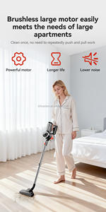 350W Rechargeable aspirateur vertical léger Hepa Filtration pour <span class=keywords><strong>tapis</strong></span> sol efficace poils d'animaux allemand pour le ménage - Product Image 5