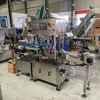 Machine de remplissage et de bouchage sous vide automatique pour bouteilles et canettes en verre, en acier inoxydable 304, pneumatique, haute efficacité, pour boissons et sauces - Vente chaude