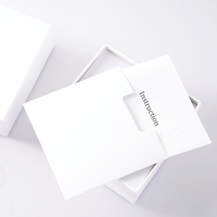 Boîtes d'emballage personnalisées pour écouteurs sans fil, boîtes en papier blanc universelles avec plateau en blister