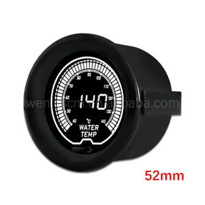 Wenle New 2\" 52mm <span class=keywords><strong>EVO</strong></span> 7 Warna LCD <span class=keywords><strong>Meter</strong></span> untuk Pengukur Suhu Air Mobil 40-140 Celcius dengan Sensor - Product Image 5