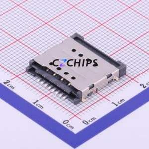 MCS-102JD SIM Card Connector SMD Connector Plug-In Type Mini SIM Card Card Holder 3mm - Product Image 1