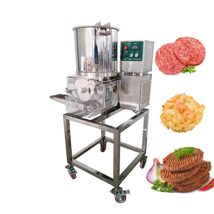 HNOC Beef Patty Mini Burger Maker y máquina para hacer albóndigas Fabricant Nugget Pour Aplatir Le Machine