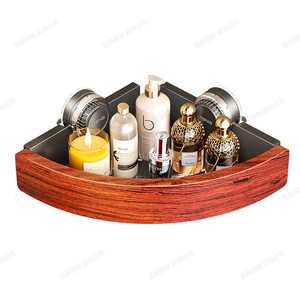 Redwood Suction Corner Shelf Bathroom Shower Toilet Storage Double Layer Durable Mounting - Product Image 3