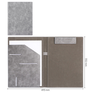 Cartella Portadocumenti A4 in Pelle PU 2025 Personalizzabile con Logo, Chiusura Magnetica, Motivo a Scatola, Cancelleria <span class=keywords><strong>per</strong></span> Ufficio e Scuola - Product Image 5