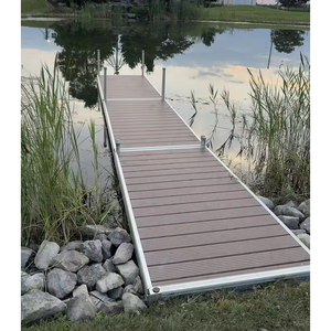 Nhôm phần bến cảng cho hồ và ao bền văn phòng phẩm Dock hệ thống với chân - Product Image 1