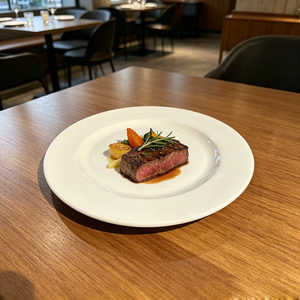 Plato Plano Clásico de Porcelana con Borde Blanco Personalizado, Precio con Descuento, Proporciona Efectos de Exhibición Exquisitos para Restaurantes y Hoteles - Product Image 2