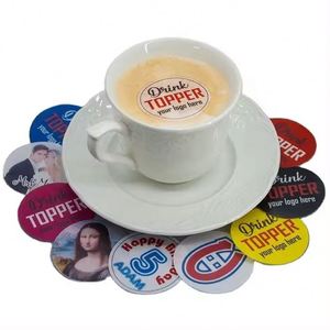 Papier comestible personnalisé avec logo, film décoratif pour boissons ou desserts - Product Image 1