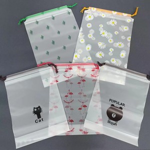 <b>Cute</b> durable Frosted teddy <b>bear</b> daisy bag with dust-proof packaging, drawstring bag, transparent storage bag, shoe bag - Product Image 1