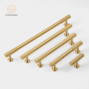 CHENLANG Modern Light Luxury Solid Brass Adjustable Handle <strong>Knob</strong> Eco-Friendly Durable Bedroom Dresser Kitchen Cabinets Drawers - Product Image 1