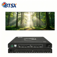 Répartiteur multi-écrans 8K60Hz 2x8 avec modes de fusion 1x1/1x4/2x2/2x3, sortie audio 3,5 mm sans perte ni déformation pour réalité virtuelle (VR)
