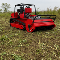 Tondeuse à fléaux télécommandée avec 32 lames et une hauteur de coupe de 20 à 200 mm pour l'entretien des vergers et la coupe de l'herbe haute