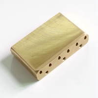 In Stock Full Size Solid Brass & Iron ST Guitar Tremolo Block 54mm Polished Durable 6 String Electric Guitar Bridge Parts