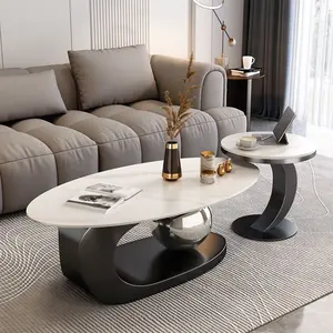 人気の大きなステンレス鋼真鍮シルバーセンターデザイナー金属ミラーコーヒーテーブル高級コーヒーテーブル