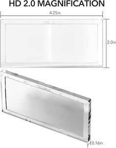 Lot de 2 lentilles grossissantes 2.0 dioptries pour casque de soudage, accessoire de protection oculaire, lentilles de correction 1.0/1.5/2.5/3.0 dioptries - Product Image 4