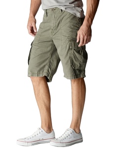 กางเกงคาร์โก้ผู้ชายสุดพิเศษจากผ้าฝ้ายพร้อมเชือกด้านล่างกางเกงผ้าทอแบบลำลองเป็นมิตรกับสิ่งแวดล้อม - Product Image 1