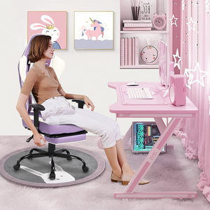 เก้าอี้เกมมิ่งคุณภาพสูง Anji รุ่น Executive Silla Gamer ออกแบบตามหลักสรีรศาสตร์ หุ้มหนัง ปรับหมุนได้ ปรับเอนได้ พร้อมที่พักเท้า - Product Image 6