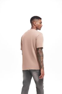 T-shirt ras du cou en coton 100% de qualité supérieure pour hommes, tissu tricoté épais avec motifs de caractères, tailles S-3XL - Product Image 2