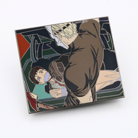Broche en émail métallique peinte, motif dragon de dessin animé mignon, personnage d'anime fantastique, badge de revers, bijou, cadeau pour les amateurs de films