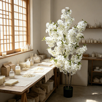 Neues Design Hochzeitsblumen Künstlicher Kirschblütenbaum Seiden-Kunstblumen für Innenräume Büro Bar Raumdekoration Blumenarrangement