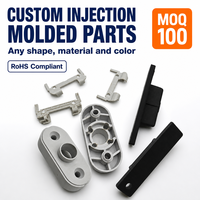 Pièces en plastique moulées par injection sur mesure (ABS/PA6 PP) pour les équipements électriques industriels de construction |   Usine du Zhejiang |   Personnalisé