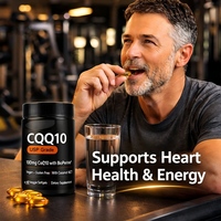 CoQ10 100mg Capsules Molles | Complément Antioxydant pour la Santé Cardiaque et l’Énergie des Adultes