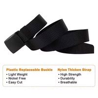 Ceinture tactique personnalisée en gros Ceinture à boucle en plastique Ceinture à sangle en nylon