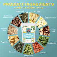 Té para el Aliento Fresco con Vitaminas para Adultos - Solución Herbal Natural para el Mal Aliento, la Boca Seca y la Comodidad Digestiva, Aumenta la Confianza