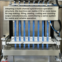 Machine d'emballage automatique haute productivité pour sachets de poudre de snus 0,5g 1g 2g, machine d'emballage de sachets de snus, machine d'emballage de Nicopods