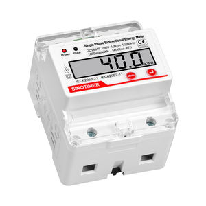 Compteur d'énergie monophasé SINOTIMER DDS6619-040, 230V 80A, sortie impulsion RS485 Modbus RTU, pour la mesure de la consommation électrique et solaire - Product Image 3