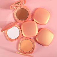 Fond de teint minéral pressé naturel 6 teintes, translucide, waterproof, contrôle du sébum, fini mat, pour tous types de peaux