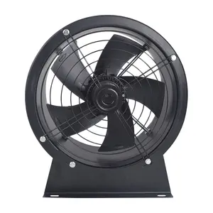 New external rotor axial flow fan fixed position ducted 155W 220V industrial ventilation fan exhaust