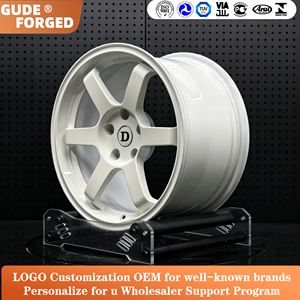 ล้อแม็กซ์รถแข่งสีเงินขนาด <span class=keywords><strong>18</strong></span>-20 นิ้ว รุ่น GUDE 5x112 5x120 5x114.3 สำหรับ <span class=keywords><strong>TE37</strong></span> BMW F80 E92 M3 F82 M4 GTR Honda JDM - Product Image 4