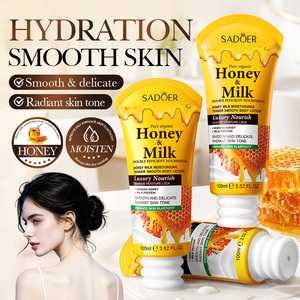 <span class=keywords><strong>Crema</strong></span> Facial y Loción <span class=keywords><strong>Corporal</strong></span> de Miel de Marca Privada para Mujeres con Piel Seca y Arrugas - Product Image 1