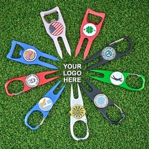 Outil de marquage de balle de golf vierge avec clip, support de balle de golf pour cigare, personnalisable, avec accessoires de marquage de divot, pour la présentation sur chapeau et la réparation - Product Image 5