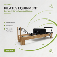 Baril d'escalade Pilates MJD M301A en chêne, durable, écologique, sûr, portable, équipement de fitness et de santé, boîte en bois, garantie de 2 ans