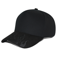 Casquettes de baseball en daim de coton de haute qualité HBA54, design tendance, logo personnalisé avec broderie de flamme, nouveau design