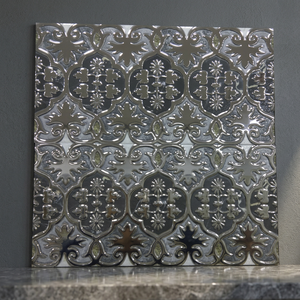 Azulejos Decorativos de Pared de Cerámica Digital Esmaltada, Color Dorado Plateado, 12x24, Atractivos para Interiores de Hotel - Product Image 1