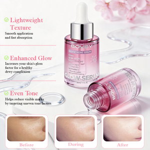 Sérum Éclaircissant au Glutathion Marque Blanche, Logo Personnalisé, Anti-Âge Revitalisant avec Niacinamide et Acide Hyaluronique - Product Image 5