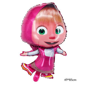 Nuovi Palloncini in Alluminio a Tema Ma-sha e Orso per Decorazioni di Feste di <span class=keywords><strong>Primo</strong></span> <span class=keywords><strong>Compleanno</strong></span> per Bambini - Product Image 2